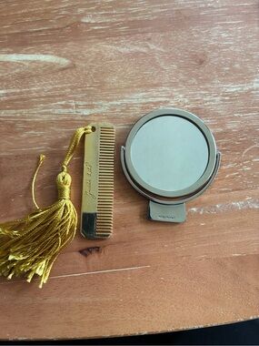 Juidth  leiber mirror and comb